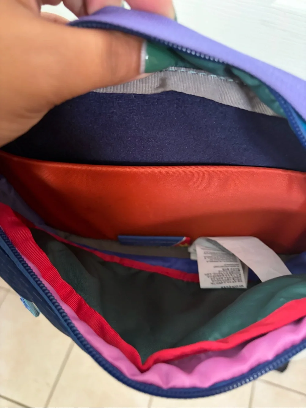 Cotopaxi Teal & Navy Del Día Sling Pack 3L Kapai Waist Bag - Picture 3 of 5